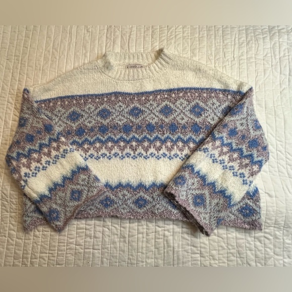 Sincerely Jules chunky knit cropped sweater - Picture 2 of 6